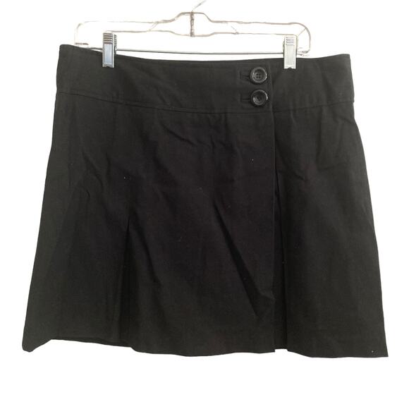 INC International Concepts Mini Skirt Womens Size 12 Black button - Picture 8 of 8